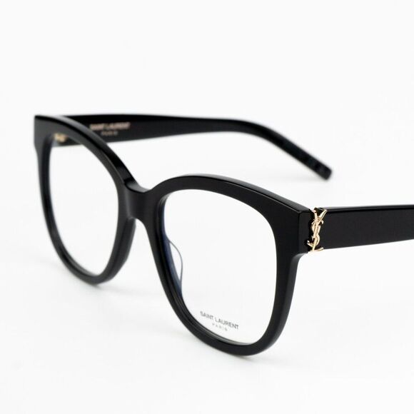 NEW Saint Laurent SLM97 001 Black Square Women Eyeglasses - Picture 7 of 13